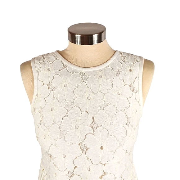 Dv Dolce Vita White Floral Off White Shift Dress - Picture 5 of 12